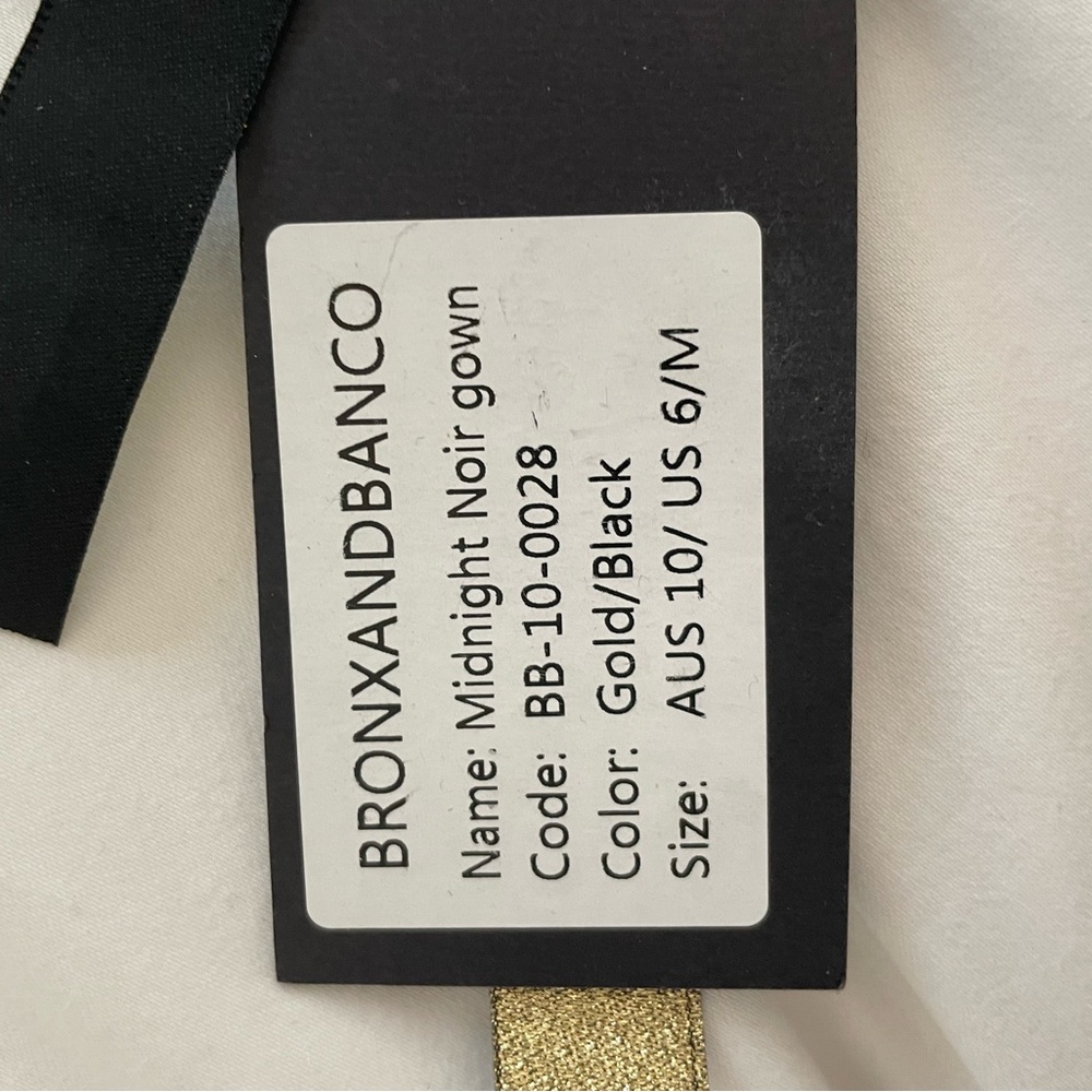 Bronx and Banco Midnight noir gown medium - Picture 4 of 9